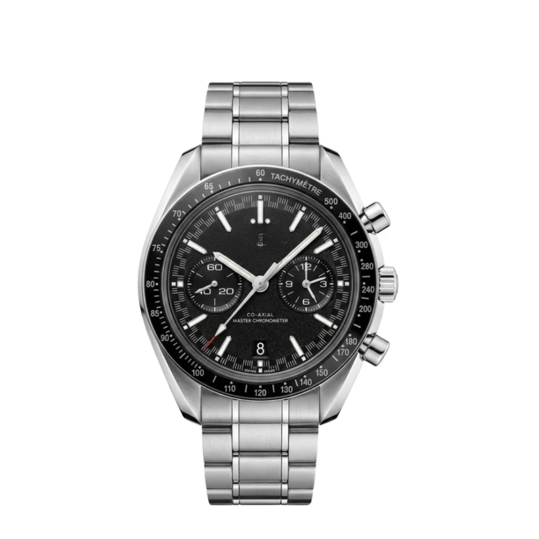 Black Stainless Steel Chronograph Watch