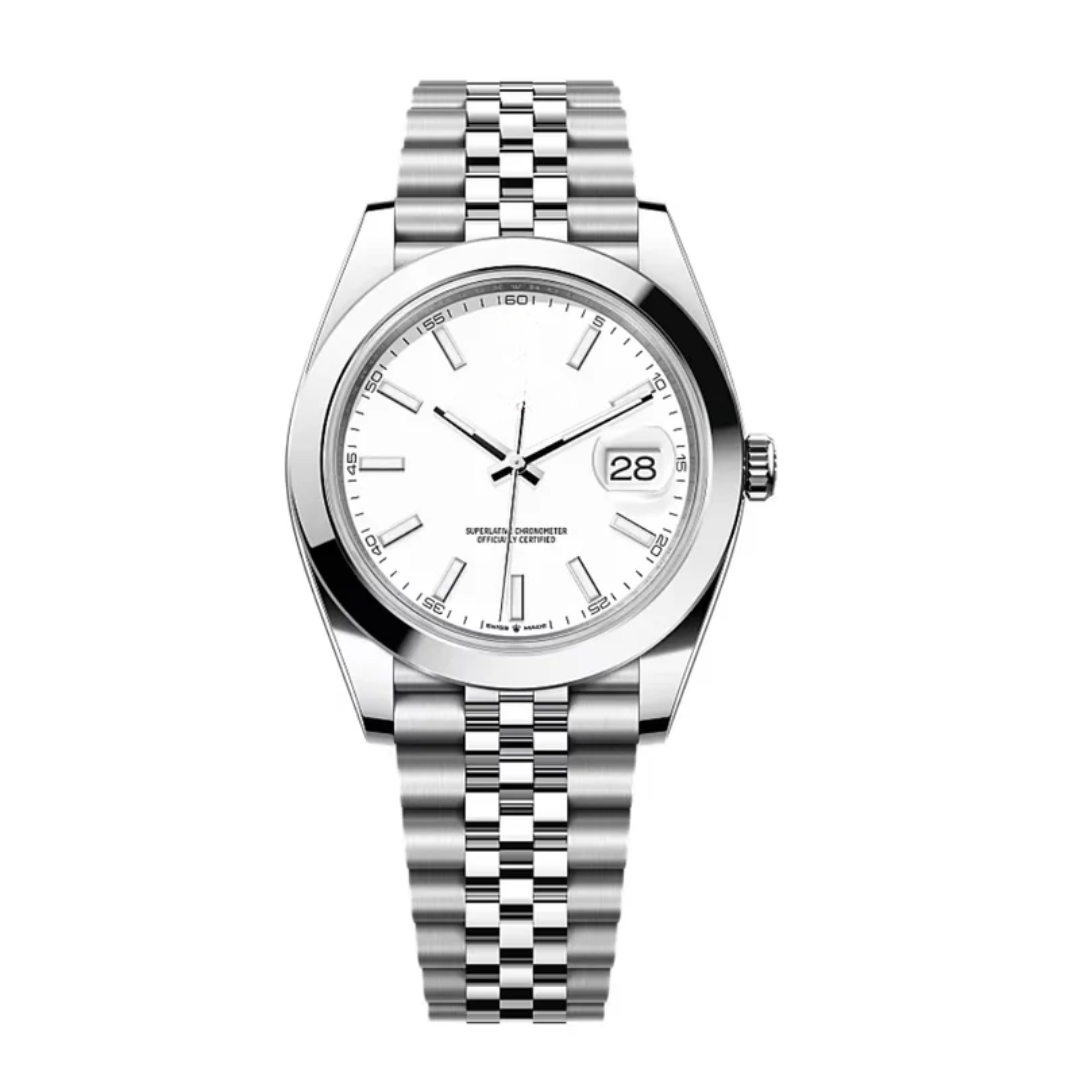 Classic Date 36 – Silver Dial