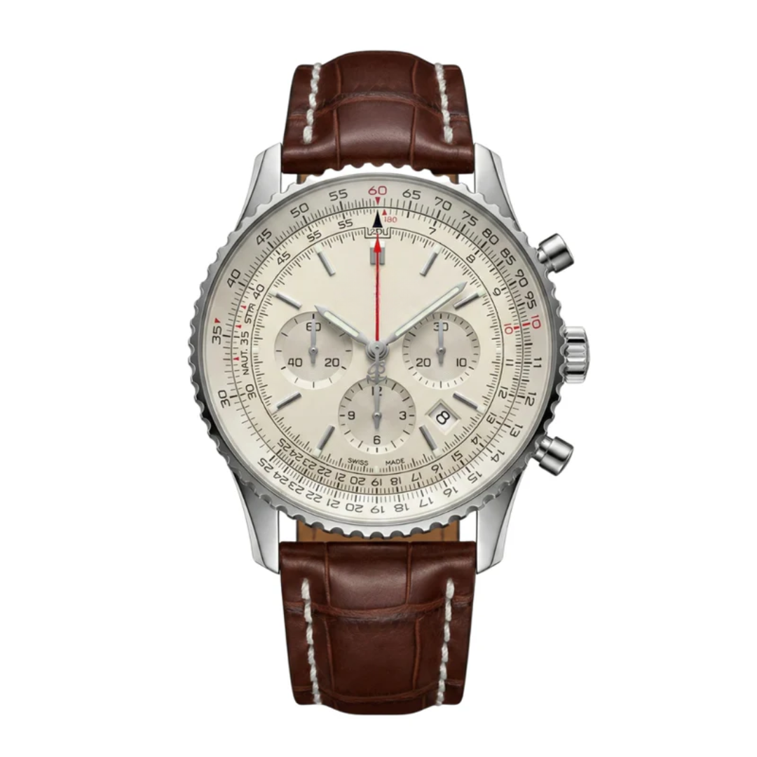 Classic Chrono Heritage – Brown Dial | Leather Strap B